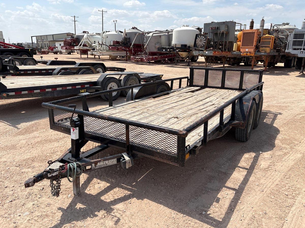 Used 2014 DIAMOND C 16’ X 7’ T/A BUMPER PULL UTILITY TRAILER