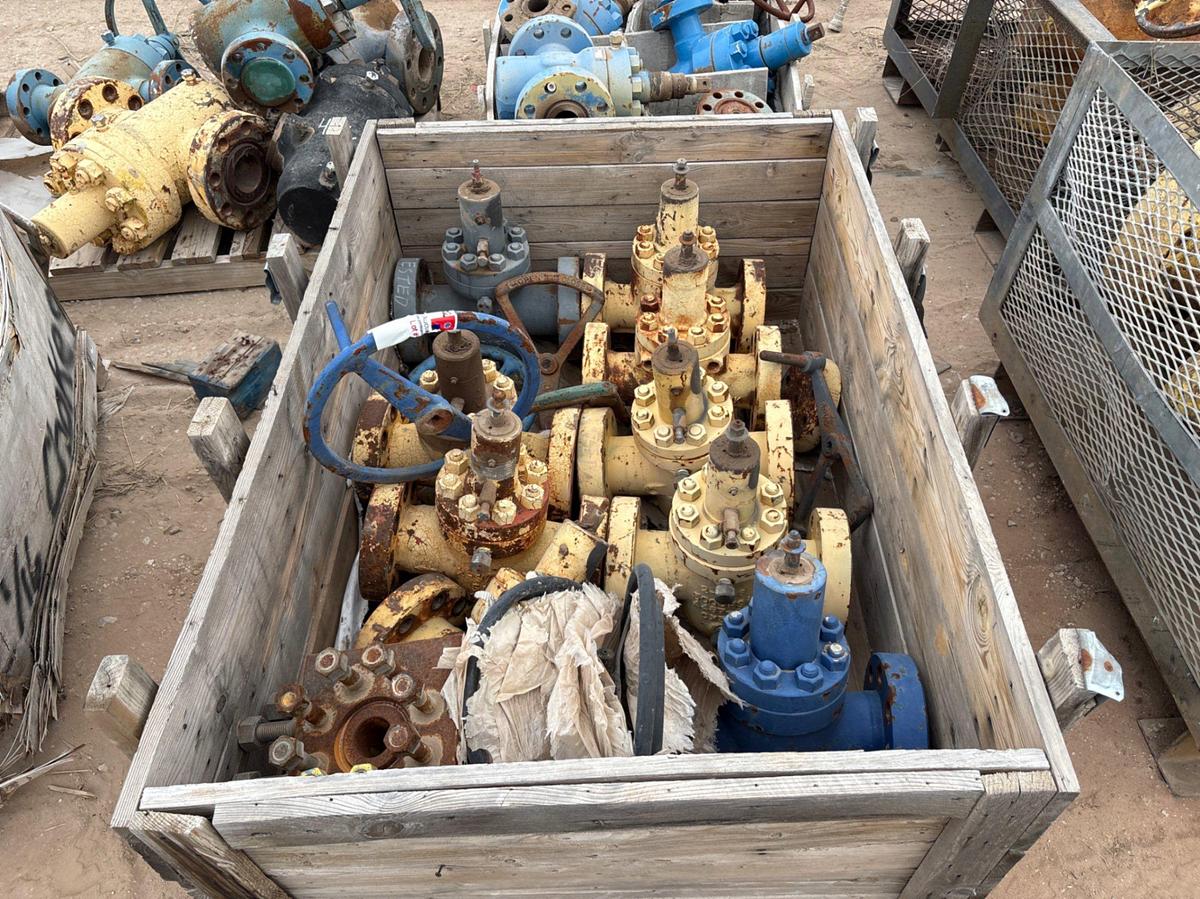 Used (9) 2-9/16” 5M gate valves & (1) fluid cross