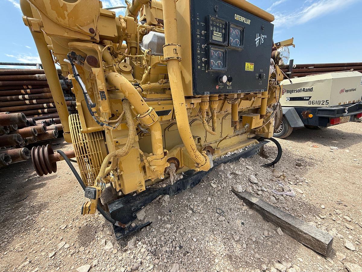 Used CATERPILLAR 3512 DRILLING MUD PUMP DIESEL ENGINE