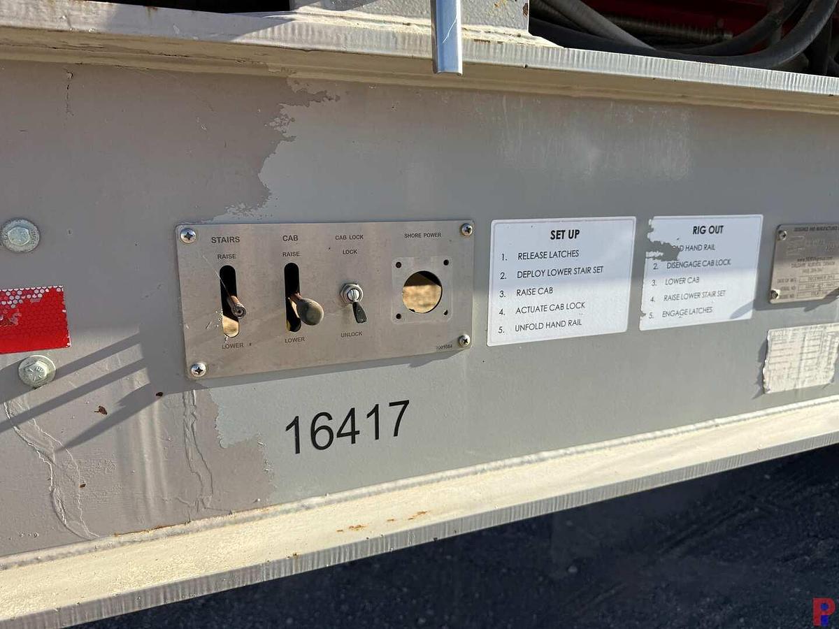Used 2012 SERVA GROUP 54’ X 102” 3-AXLE COIL TUBING SUPPORT TRAILER