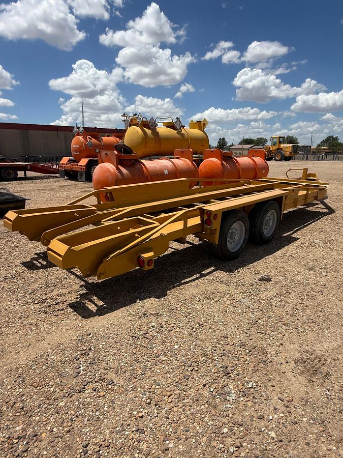 Used 2008 BELSHE INDUS. 28’ X 7’ T/A PH EQUIPMENT TRAILER