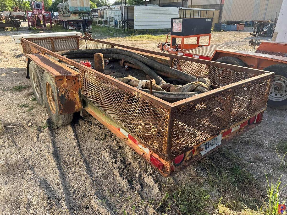 Used 18’ X 5’ T/A BUMPER PULL BOP / TOOL TRAILER