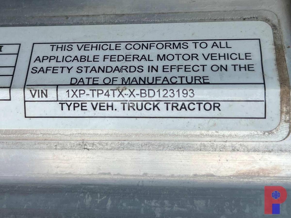 Used 2011 PETERBILT 367 TRI DRIVE 4-AXLE COIL TUBING HEAVY HAUL TRUCK