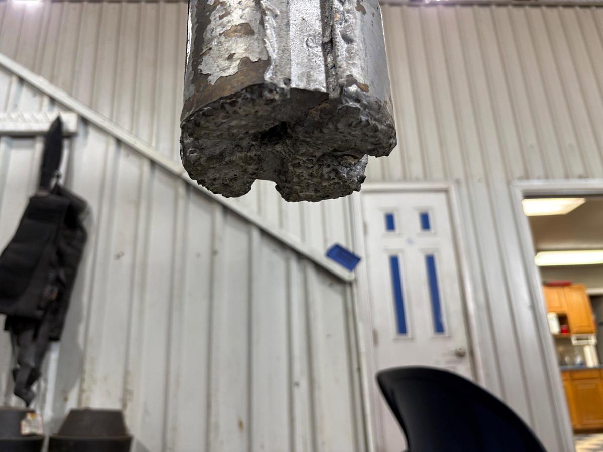 Used 4-3/4”od concave mill