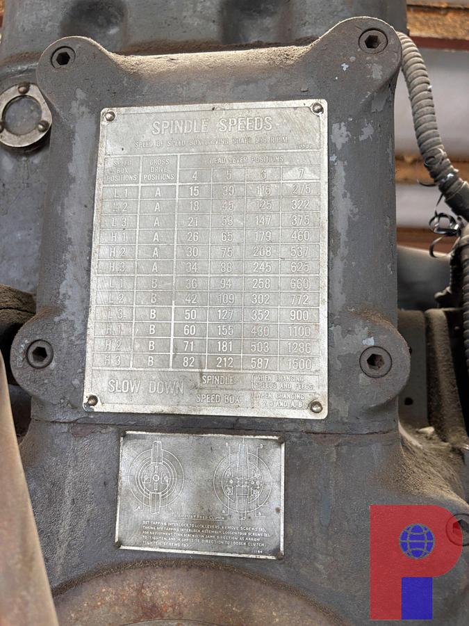 Used CARLTON 4’ ARM ON 13”COL RADIAL ARM DRILL