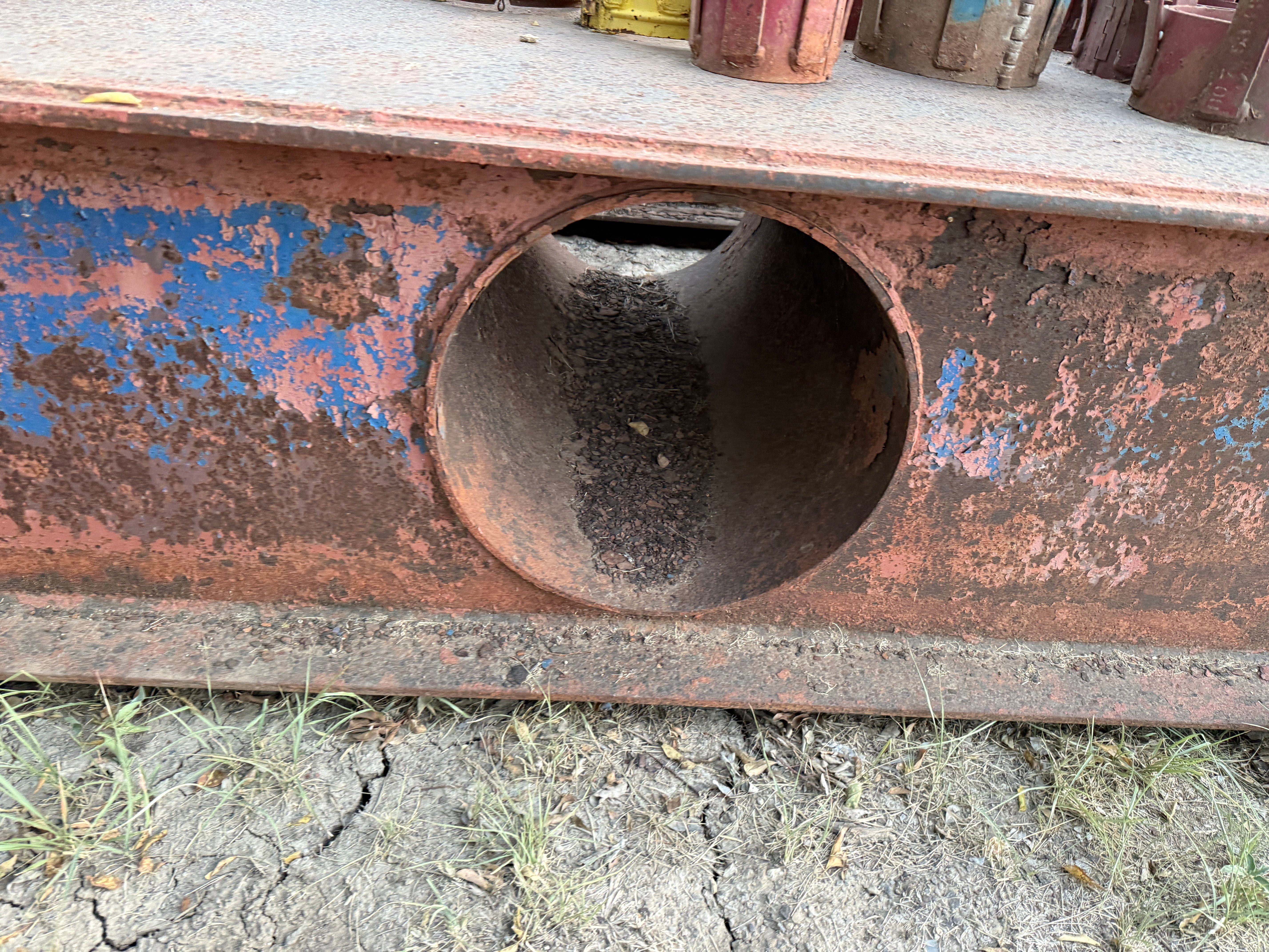 Used (2) 50’ x 4’ x 2’ PONY SUBSTRUCTURES W/ 19” UTILITY HOLE & FORK POCKETS, SKIDDED
