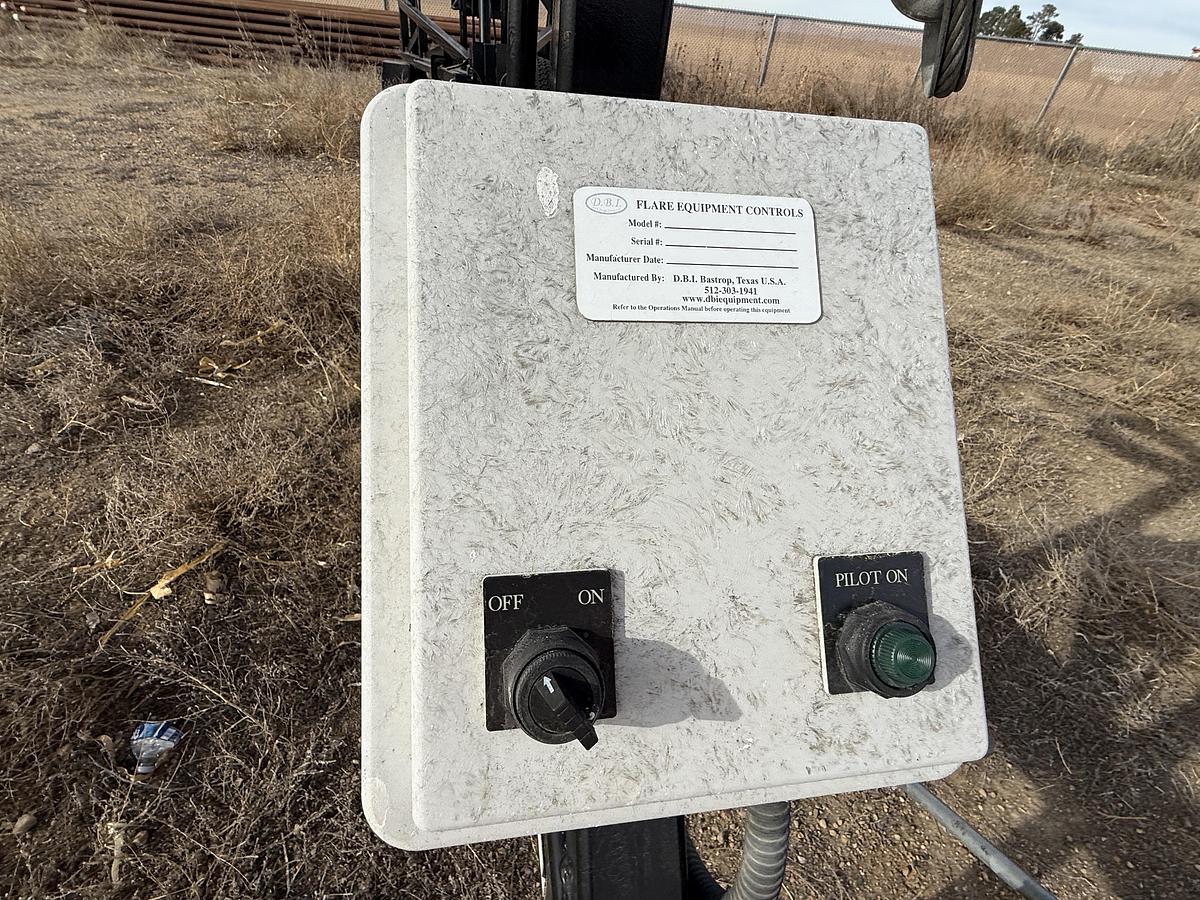 Used 2014 HORSE CREEK MANUFACTURING & FAB 4-1/2” DIA. X 38’L S/A FLARE STACK TRAILER