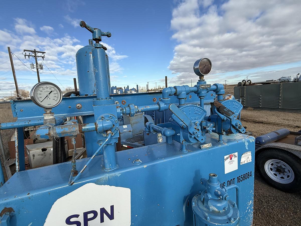 Used 10’ T/A 2-STATION BUMPER PULL ACCUMULATOR TRAILER