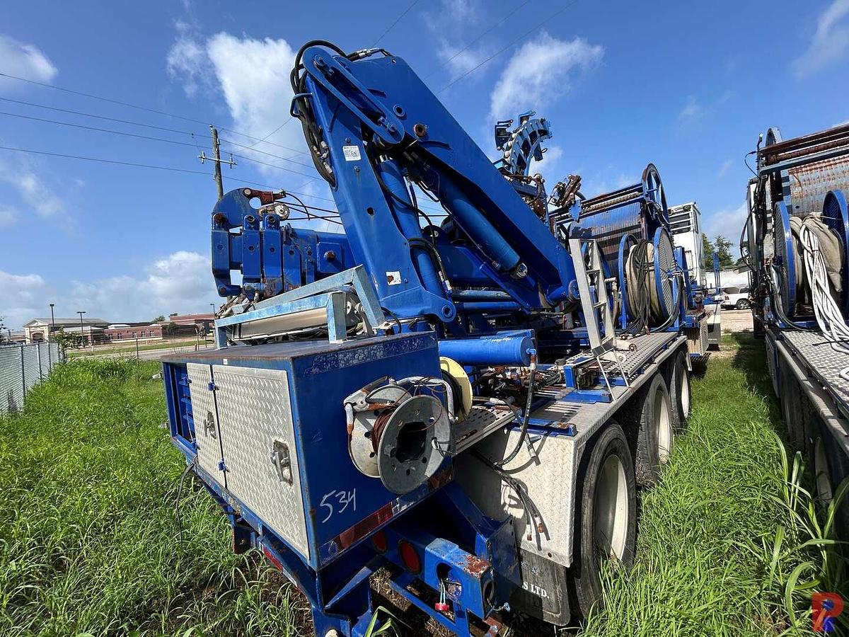 Used LEADER ENERGY COILED TUBING UNIT ON TRI AXLE TRAILER