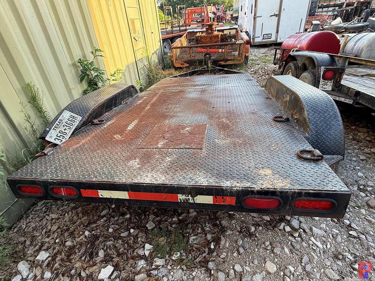 Used 12’ T/A STEEL FLATBED BUMPER PULL TRAILER