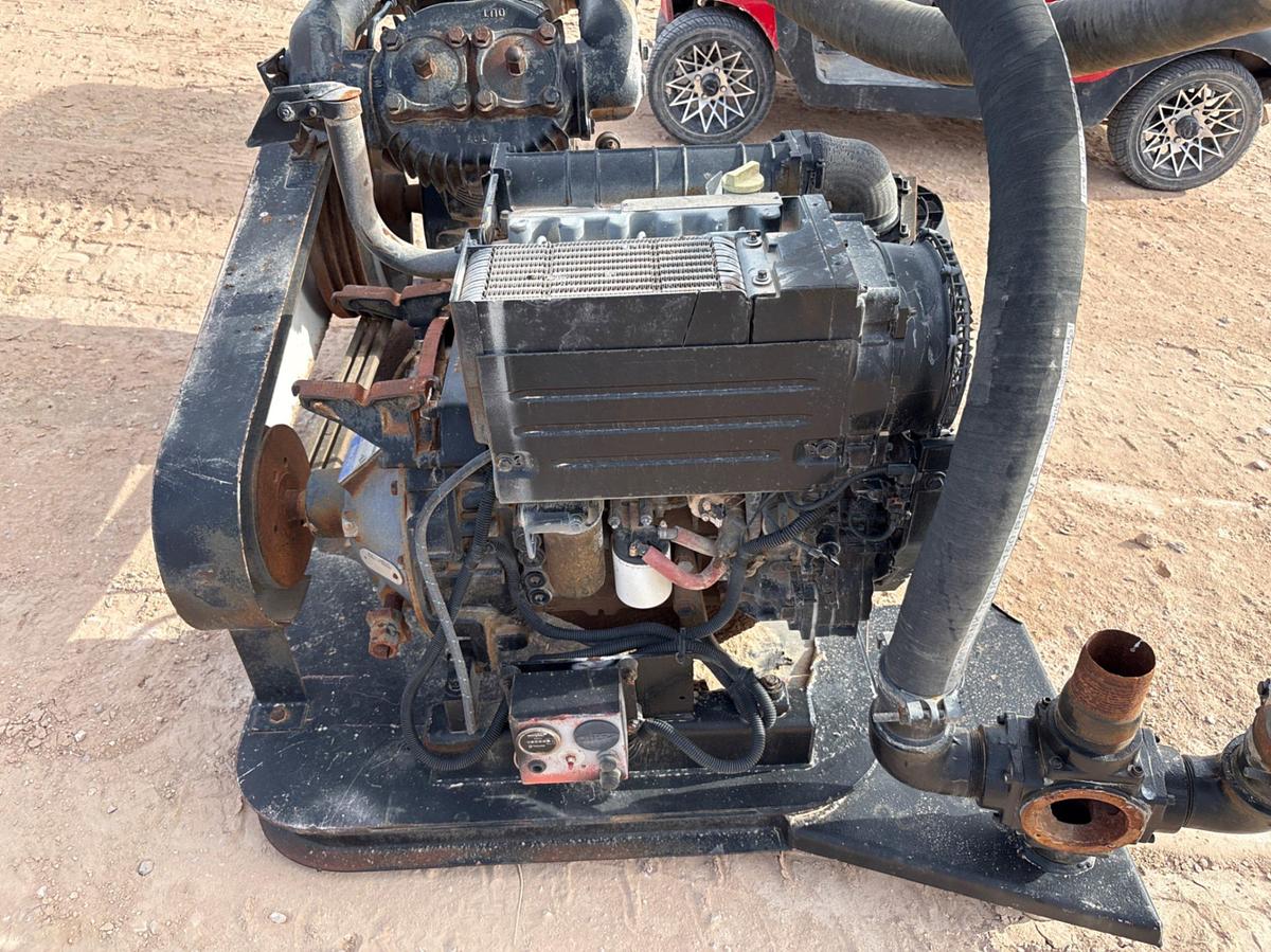 Used Dry bulk blower p/b: deutz 3-cylinder diesel engine