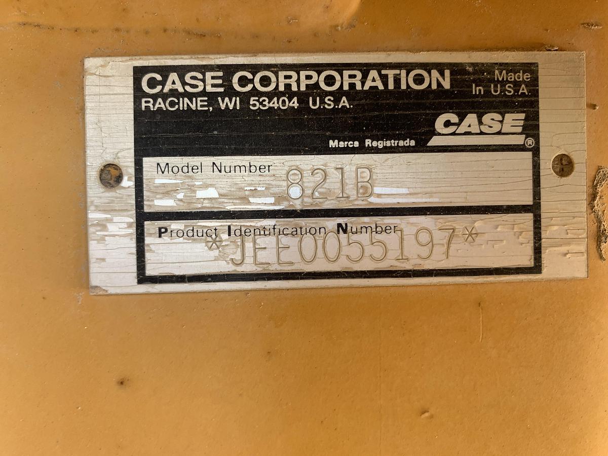 Used CASE 821B WHEEL LOADER