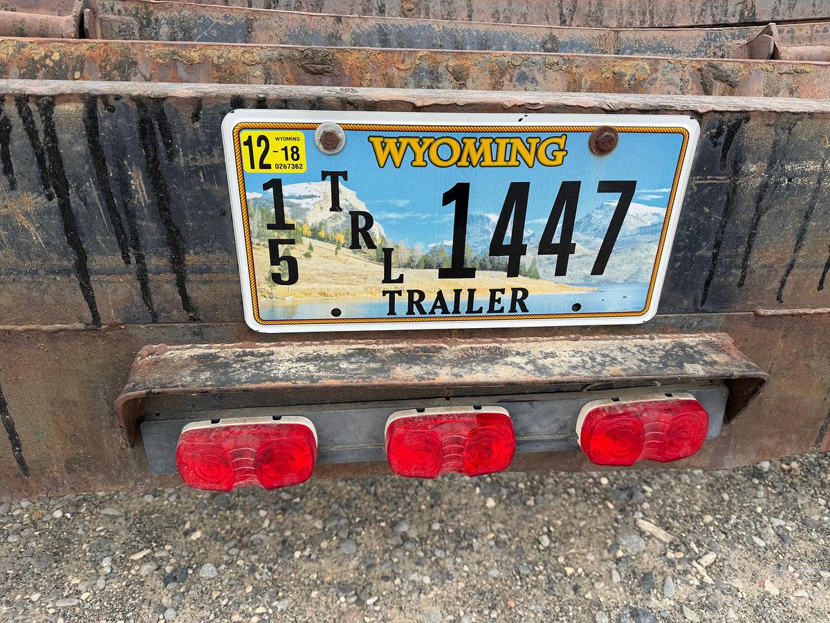 Used 1989 Top Hand 28’ Flat bed Gooseneck Trailer