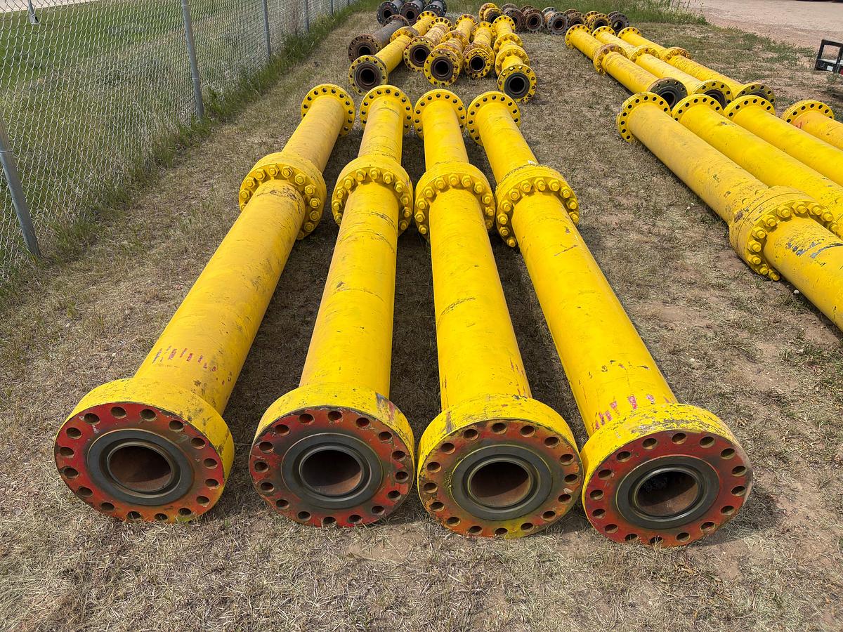 Used (8) 7-1/16” x 8’ spacer spools