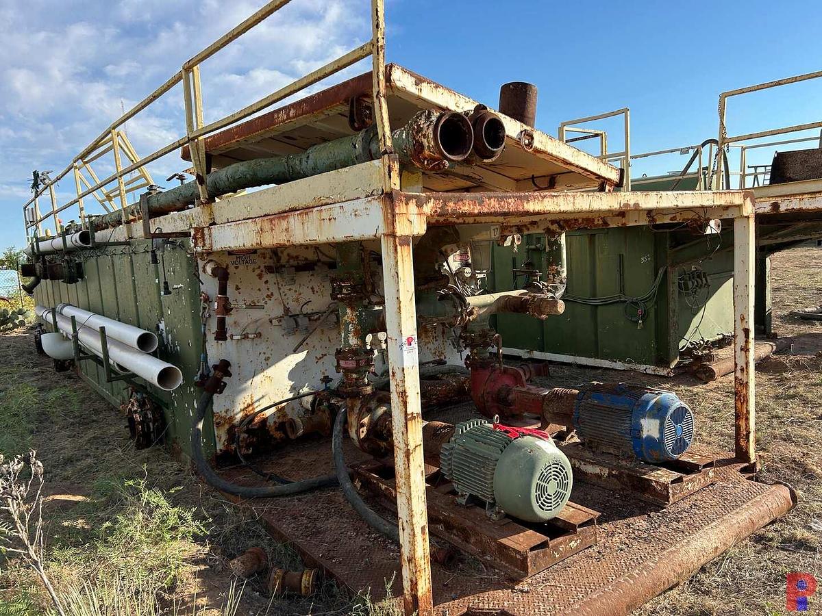 Used 52’ X 12’ X 5’ 515 BBL SUCTION PIT TANK