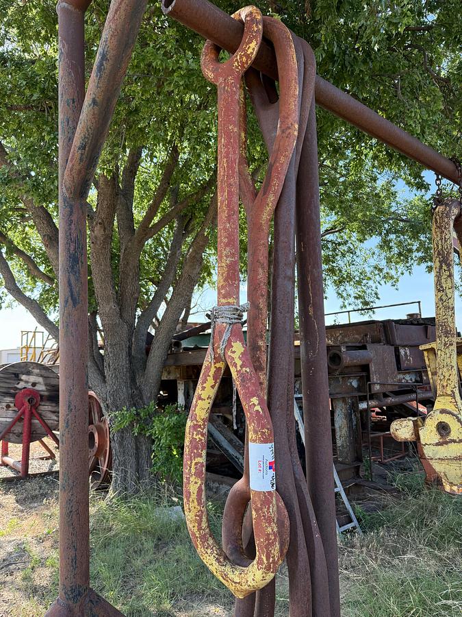 Used (2) 2.75” x 72” ELEVATOR LINKS