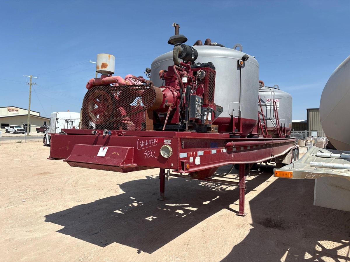 Used Dual pod t/a dry bulk tank trailer