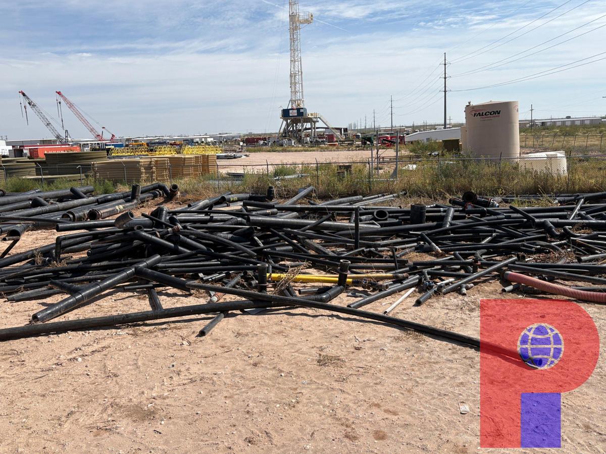 Used LARGE ASSORTMENT OF 3” - 10” DIAMETER POLY PIPE JOINTS, CUT OFFS & FITTINGS