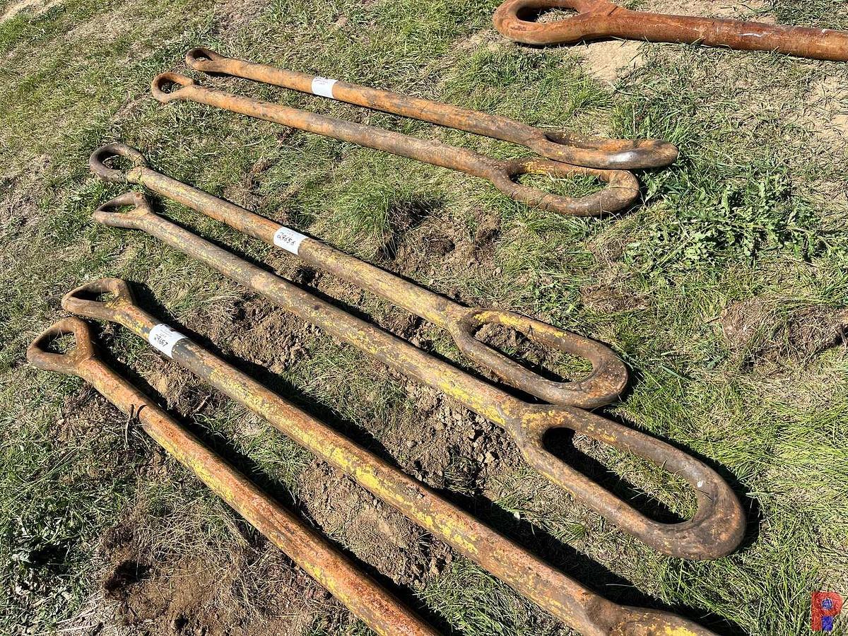 Used (2) 2” X 96” ELEVATOR LINKS