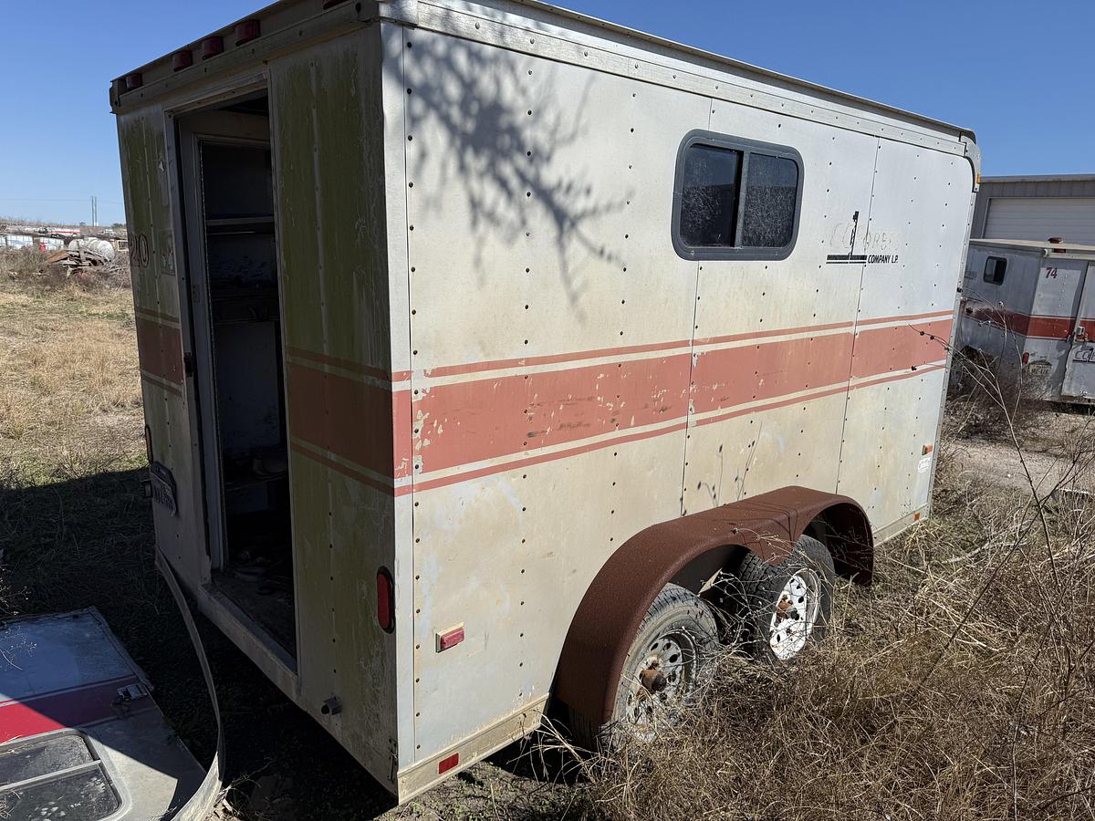Used 12’ T/A BUMPER PULL DOGHOUSE TRAILER