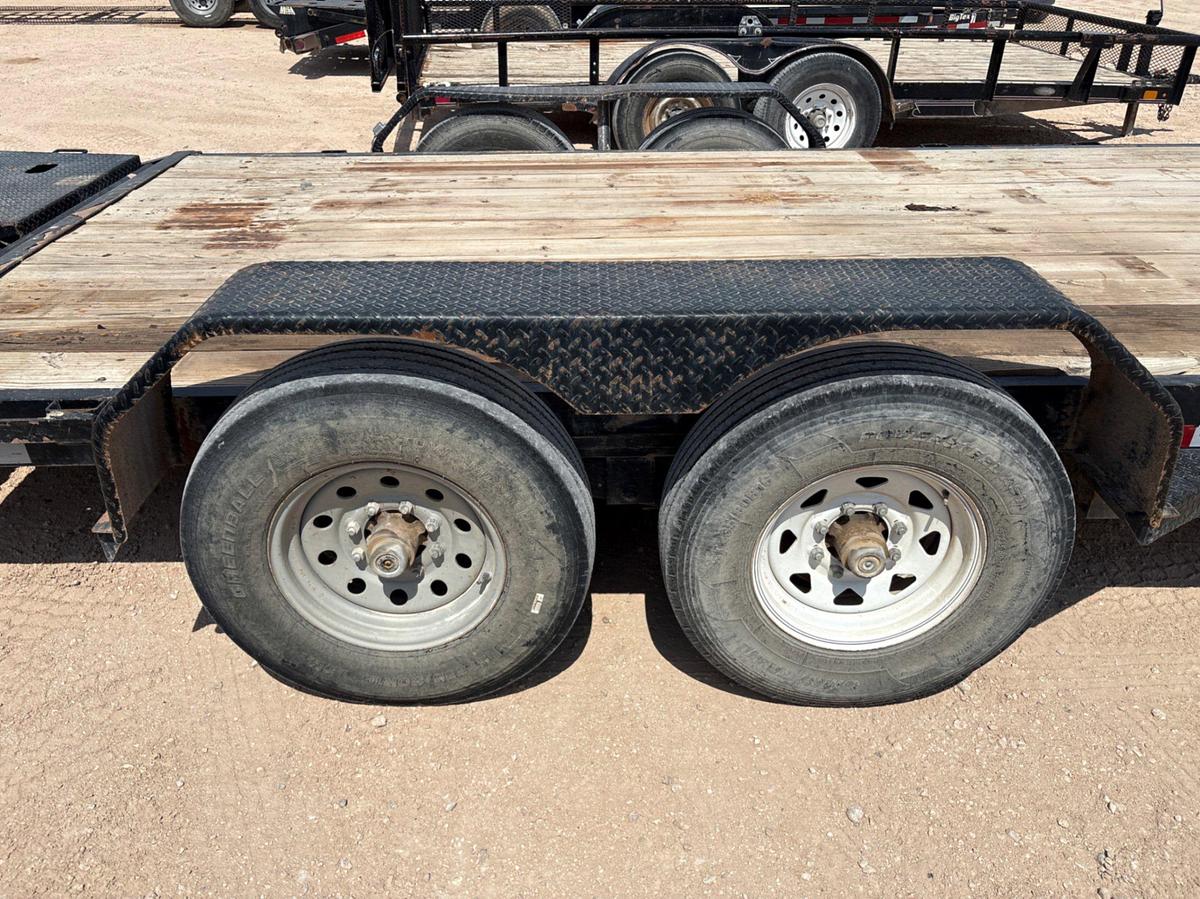 Used 2019 BIG TEX 20’6” X 7’ T/A BUMPER PULL CAR HAULER TRAILER