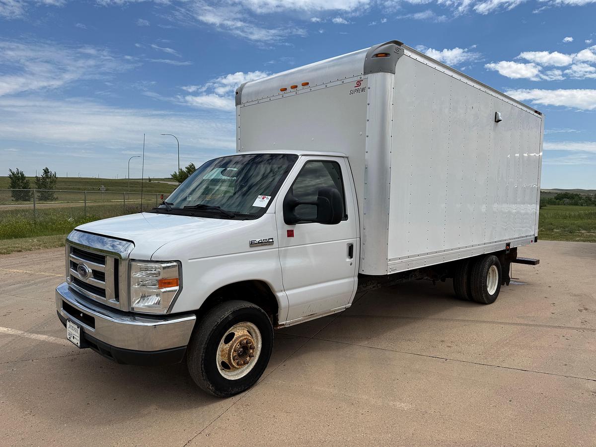 Used 2018 FORD E-450 SD 10K WP TORQUE & TEST 16’ CARGO TRUCK