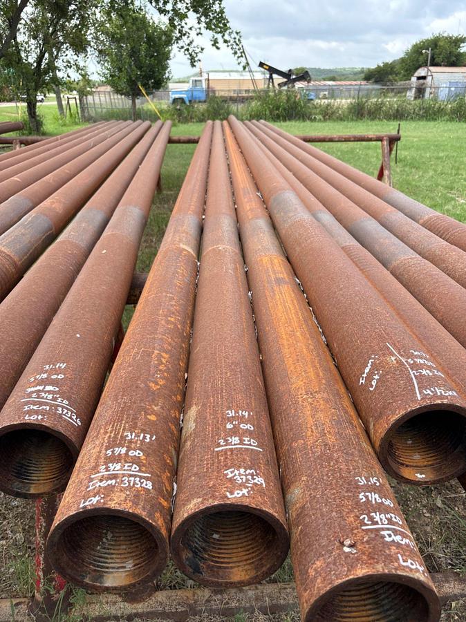 Used 6”OD x 2-3/8”ID x 31.14’L 4-1/2XH SLICK DRILL COLLAR