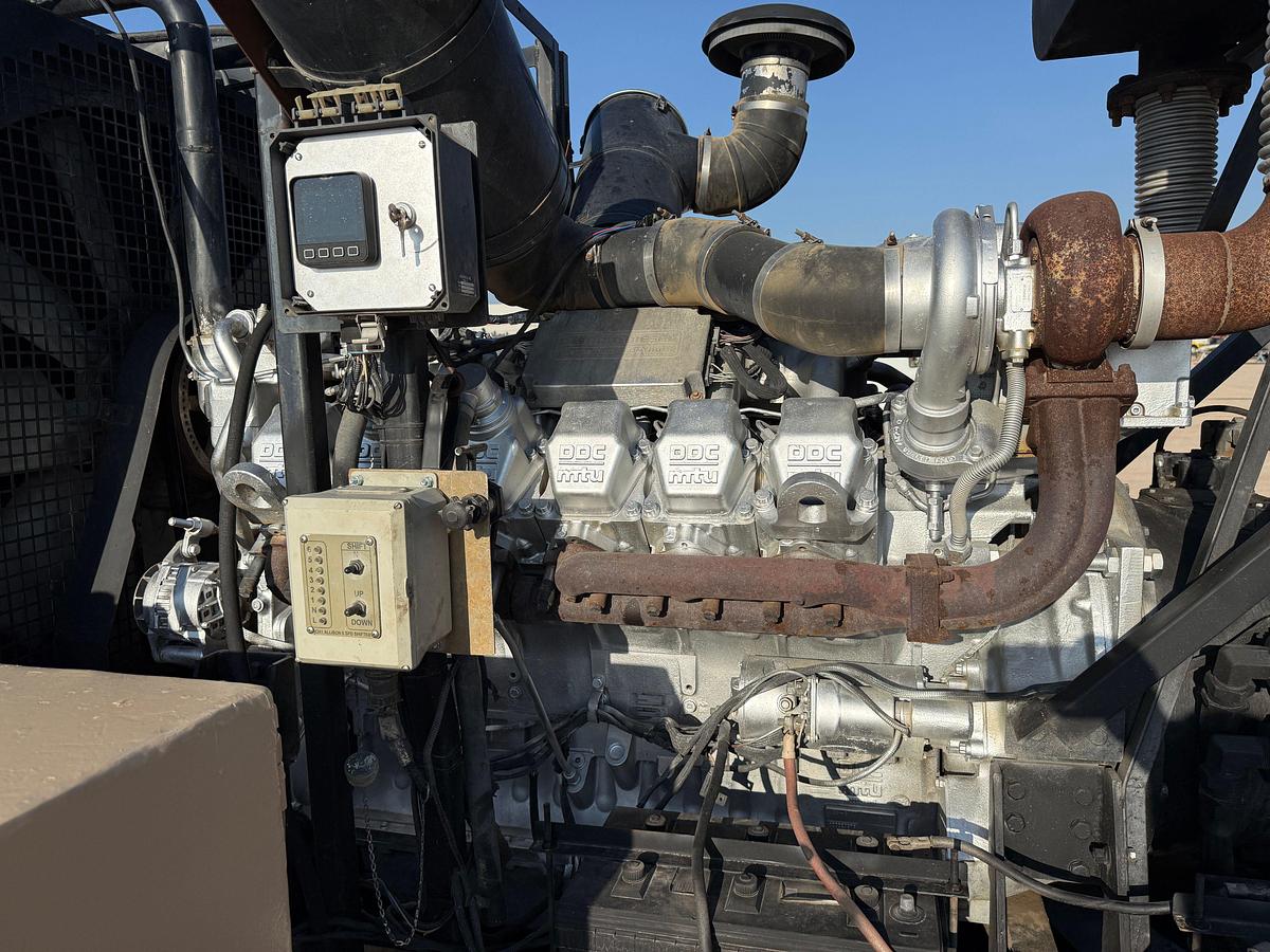 Used 2013 GARDNER DENVER GD-2250T 10K WP TRIPLEX PUMP (UNUSED REBUILD) P/B MTU 12V2000 1005-HP, SKIDDED