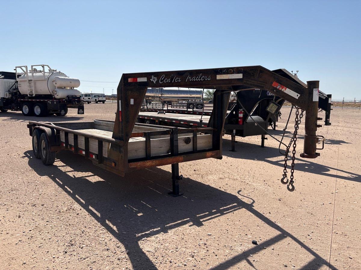 Used 2013 CENTEX TRAILERS 20’ X 6.5’ T/A GOOSENECK TRAILER