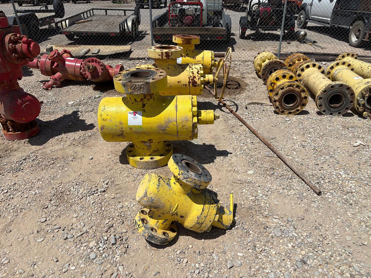 Used (3) 7-1/16” 10k frac valves & (1) 4-1/16” 5K gate valve