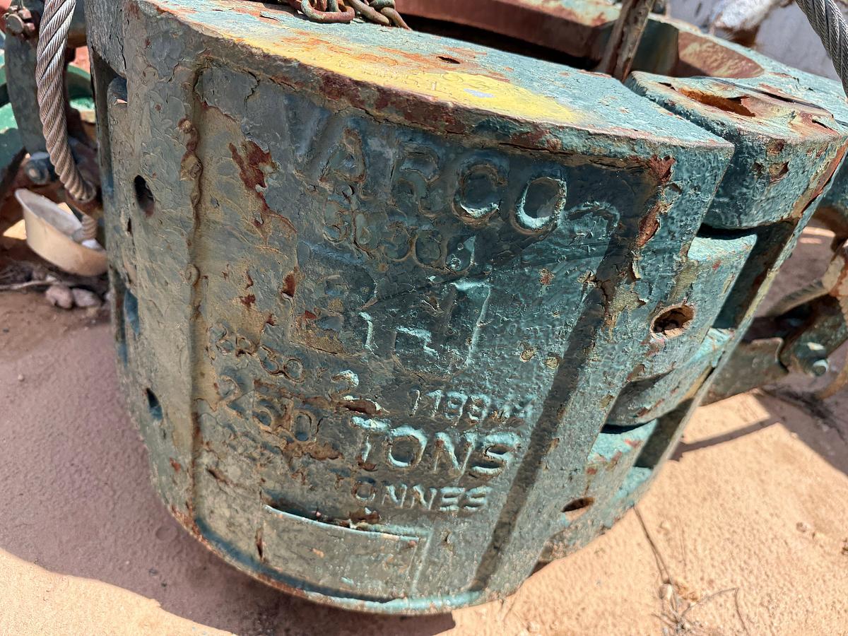 Used LOT W/ (3) BJ 250-TON SLIP TYPE SPIDER CASING ELEVATORS