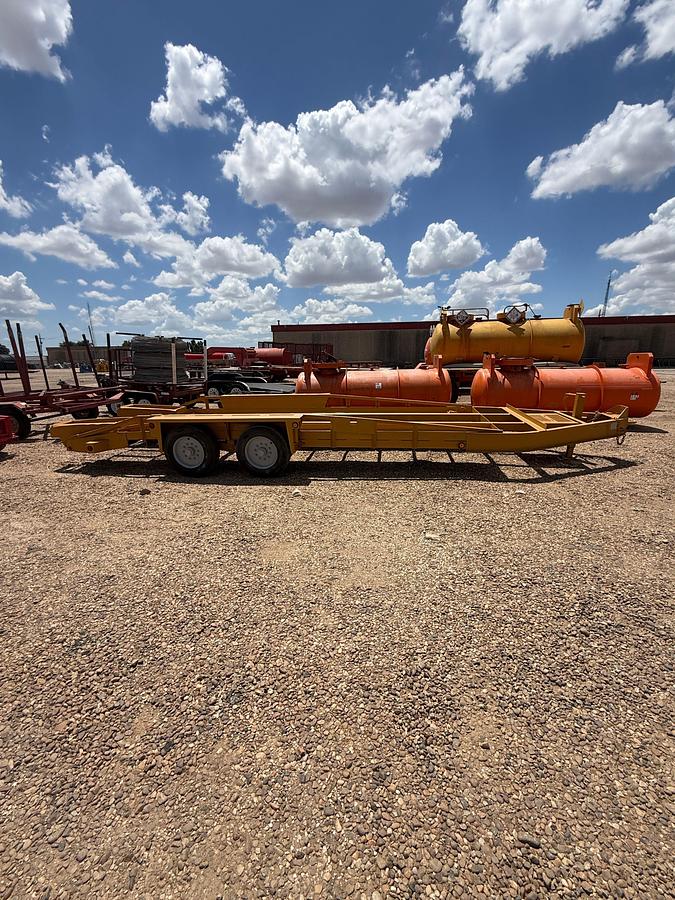 Used 2008 BELSHE INDUS. 28’ X 7’ T/A PH EQUIPMENT TRAILER