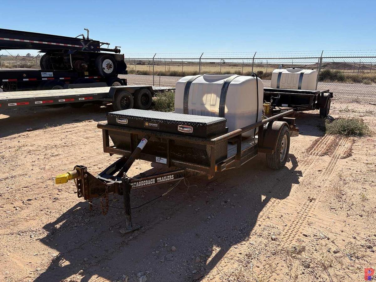 Used 2019 STAGECOACH TRAILERS 10’ X 5’ S/A BUMPER PULL PRESSURE WASHER TRAILER