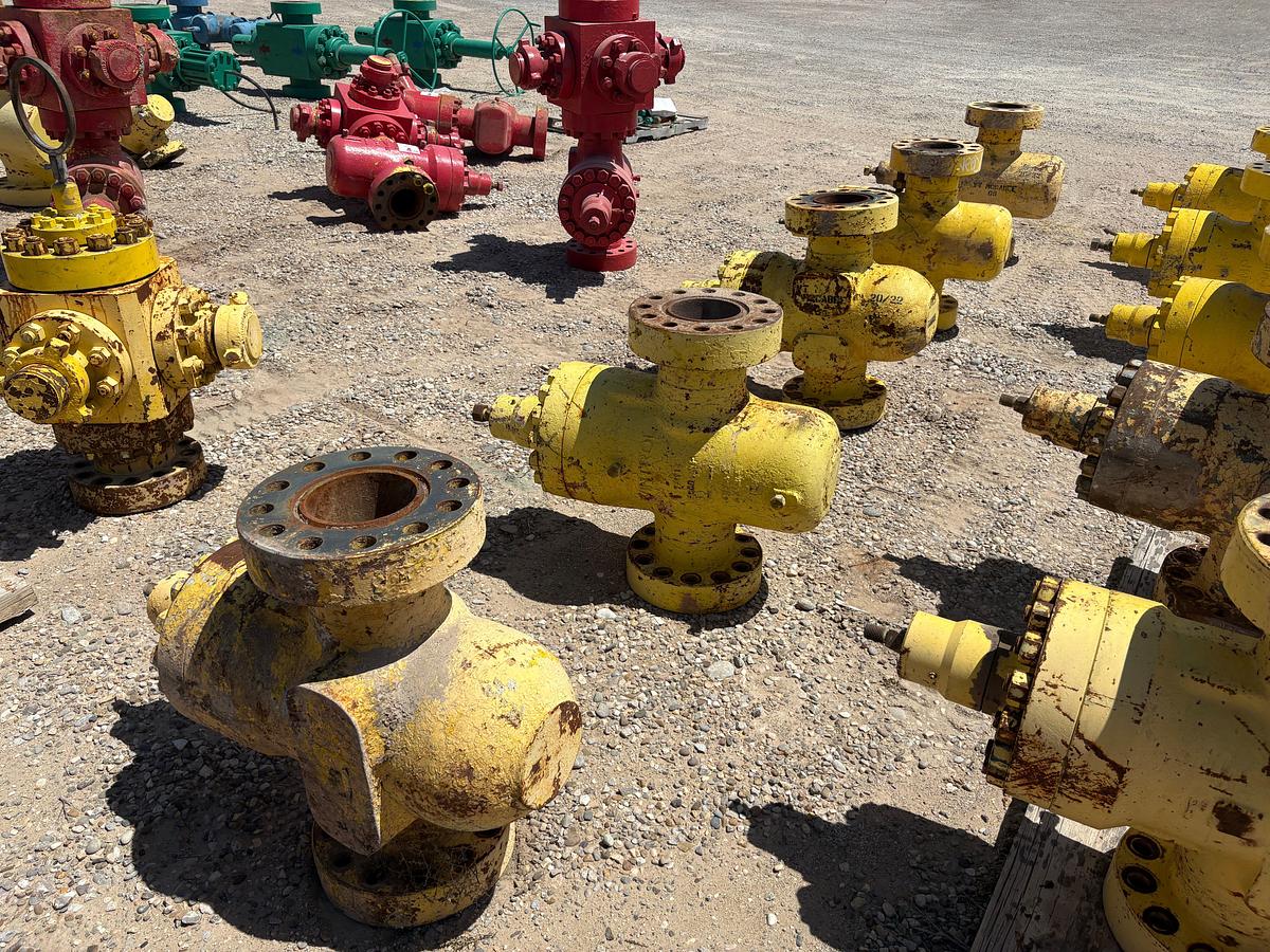Used (5x$) (5) 7-1/16” 5K gate valves