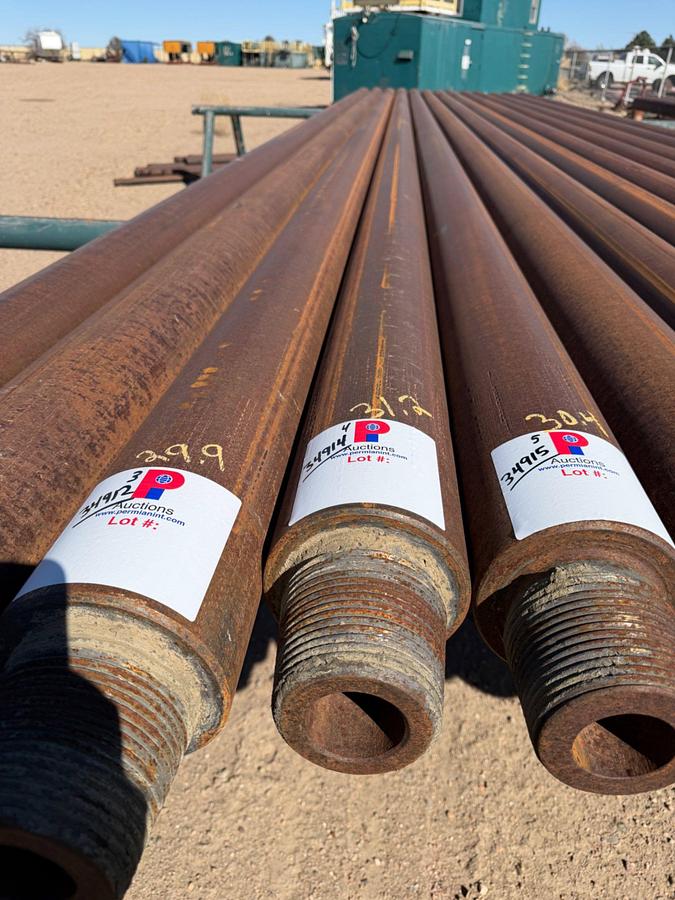 Used 6-1/4" OD X 2-1/4" ID X 31.2' L SGL. RECESS SLICK DRILL COLLAR W/ 4-1/2" XH CONN.