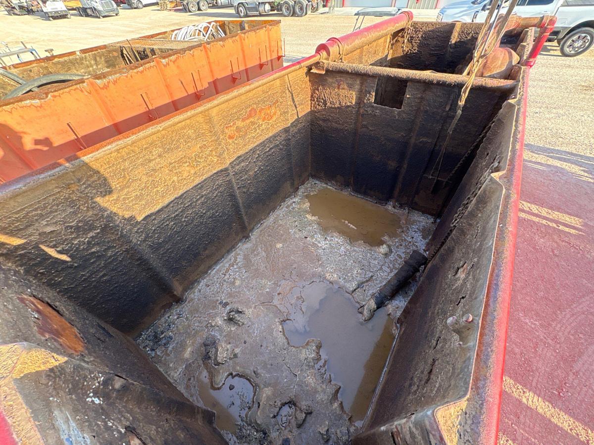 Used 18’ x 6’ x 6’ 2-compartment reverse pit, skidded