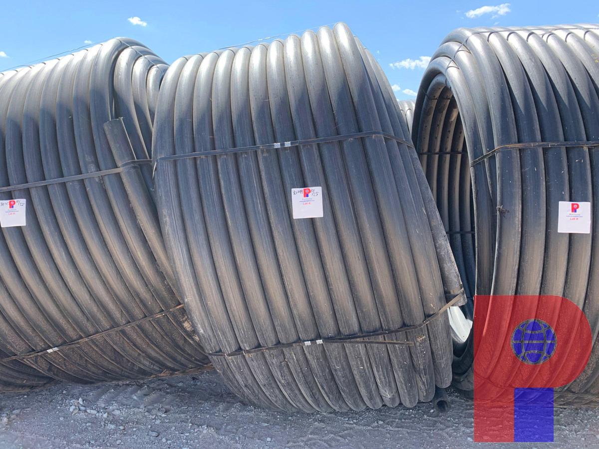 Used 1,000 FOOT ROLL OF 3” IPS DR9 POLY PIPE