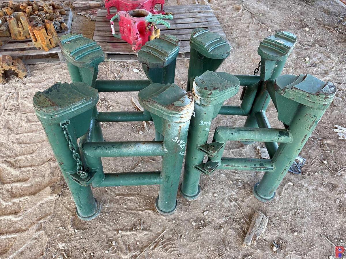 Used (2) 20” X 20” X 30” 4-LEGGED PEDESTALS W/ OPENING CAPABILITY