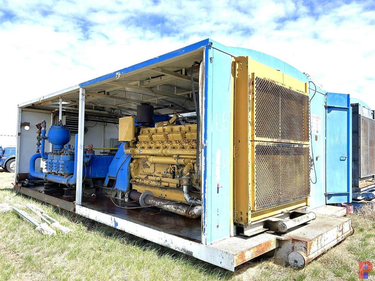 Used NATIONAL 10-P-130 TRIPLEX MUD PUMP P/B CATERPILLAR D399
