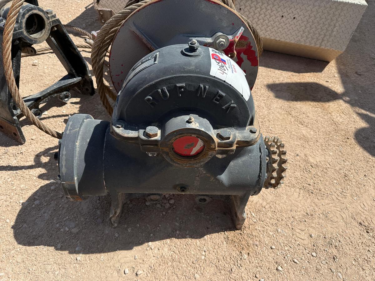 Used TULSA RUFNEK MODEL G64 45K LBS MECHANICAL WINCH