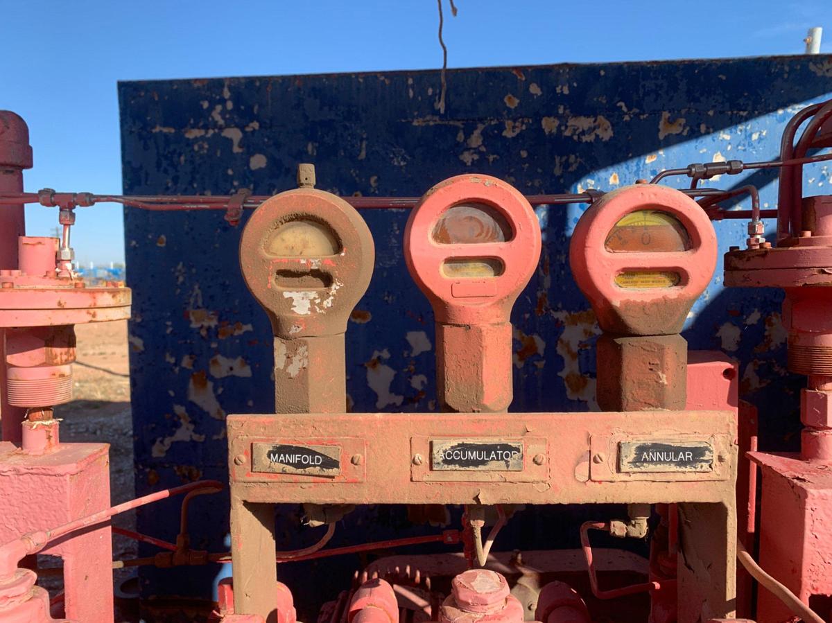 Used 15’ L x 8’ W x 11’ T Skidded BOP Closing Unit