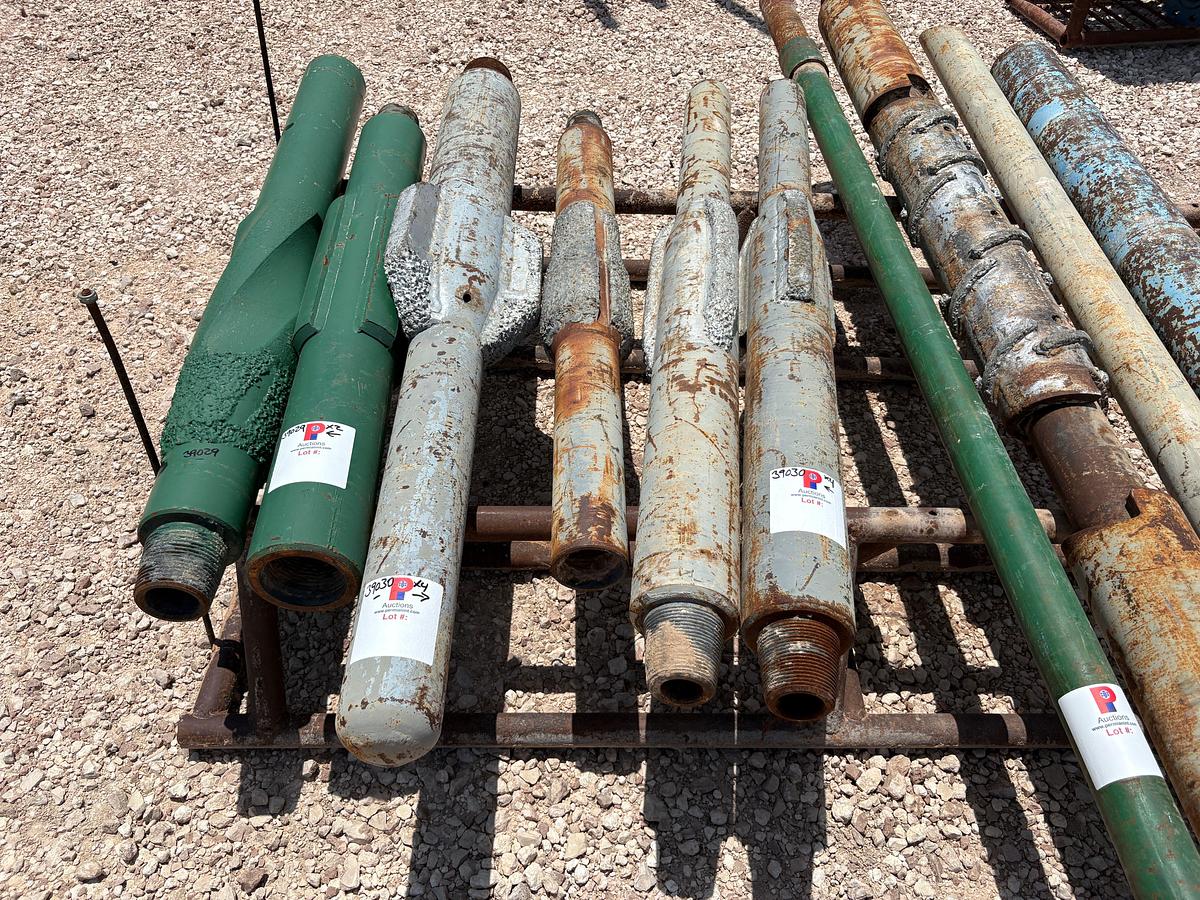 Used (4x$) (1) string mill & (3) pilot mills, 7-1/4”OD to 12”OD