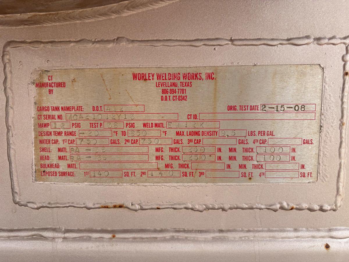 Used 2008 MERTZ SPM 10K PSI T/A ACID PUMPER