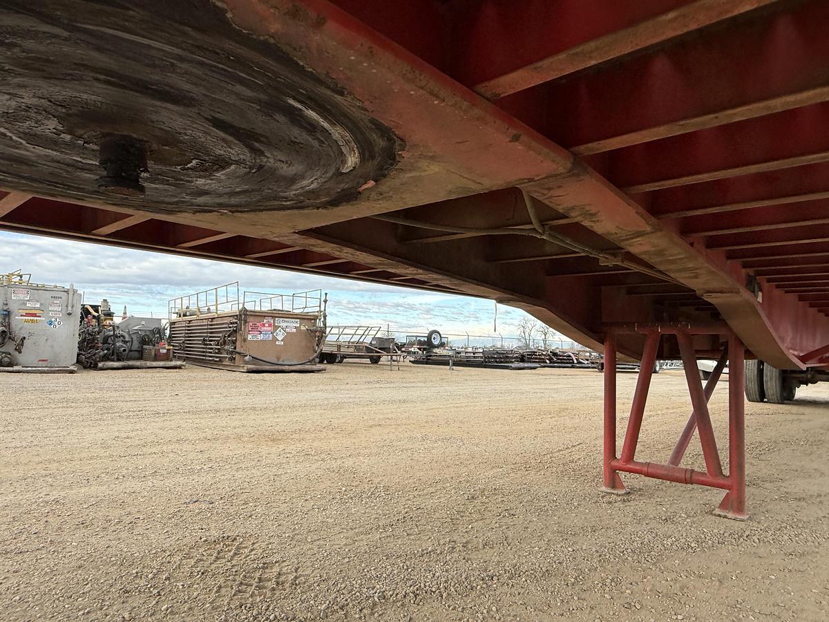 Used 2003 SHOP BUILT 48’ X 102” T/A OILFIELD FLOAT FLATBED TRAILER