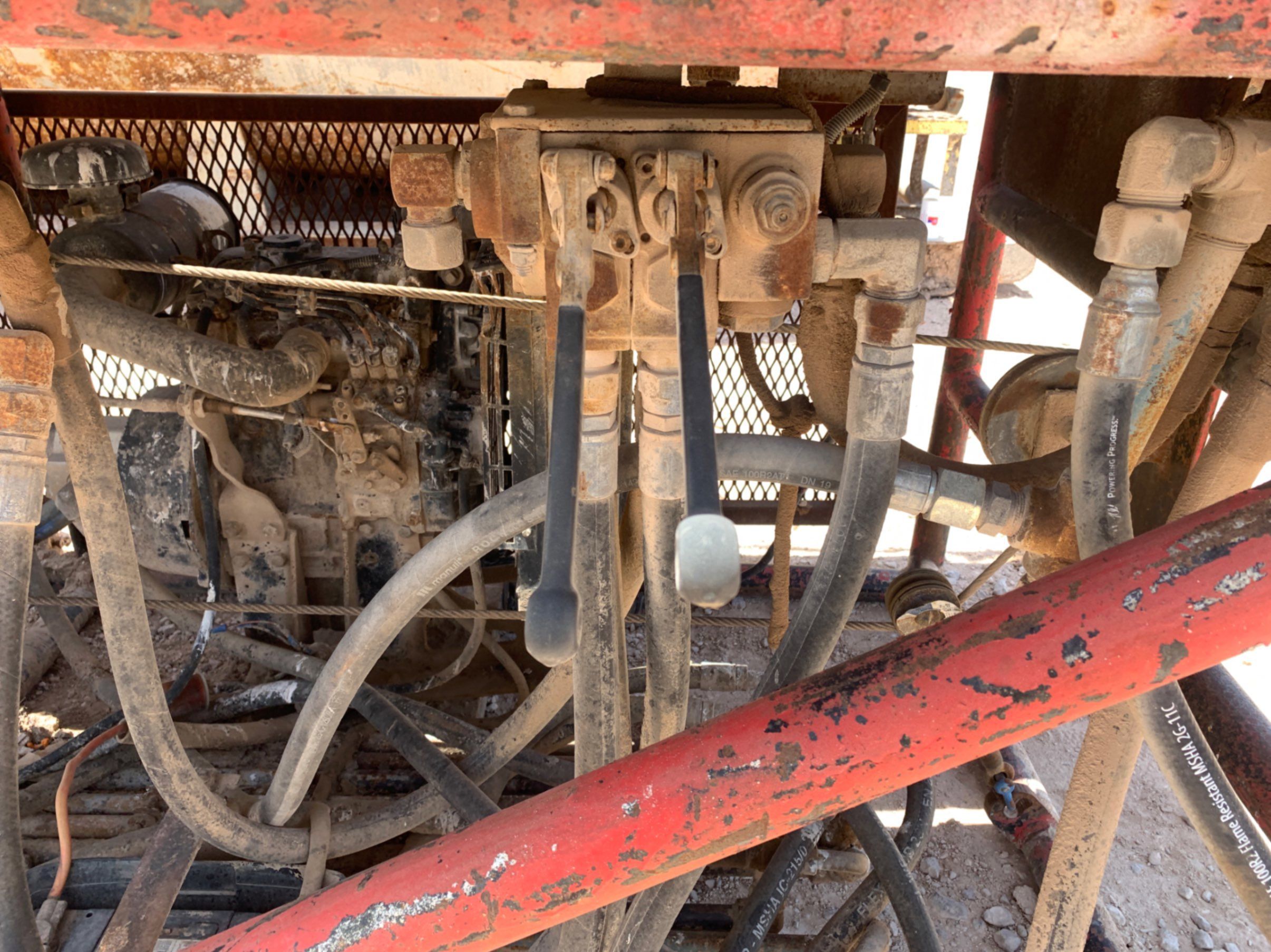 Used 480” L x 60” W x 42” T Hydraulic Catwalk