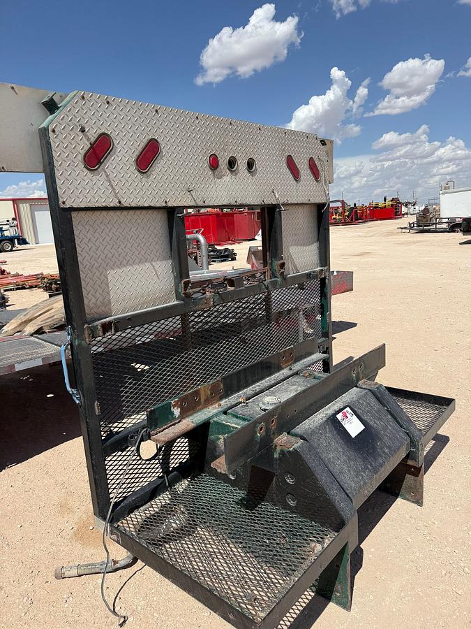 Used 7’W X 6’H HD STEEL HEADACHE RACK F/ WINCH, HYDRAULIC TANK, & VALVE