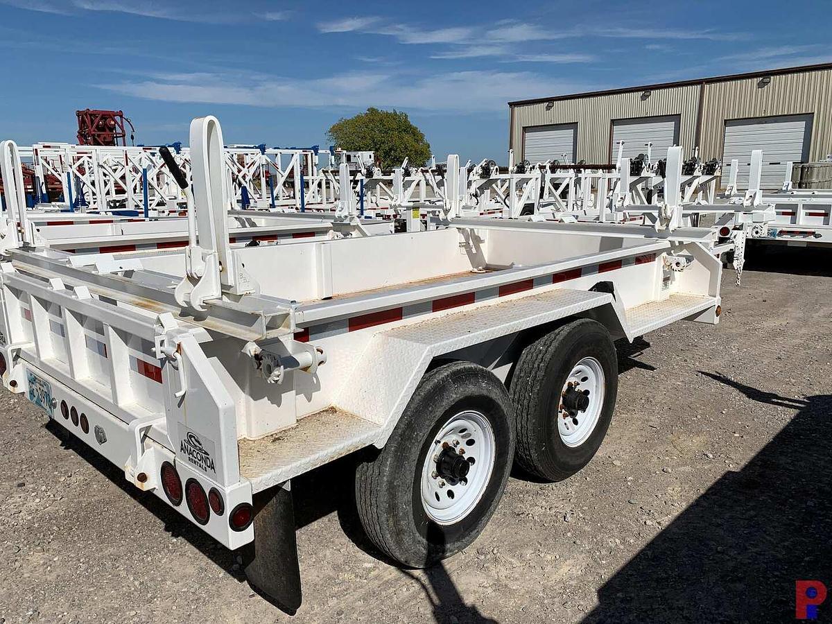 Used 2018 BROOKS BROTHERS TRAILERS 21’ T/A PINTLE HITCH POLE TRAILER