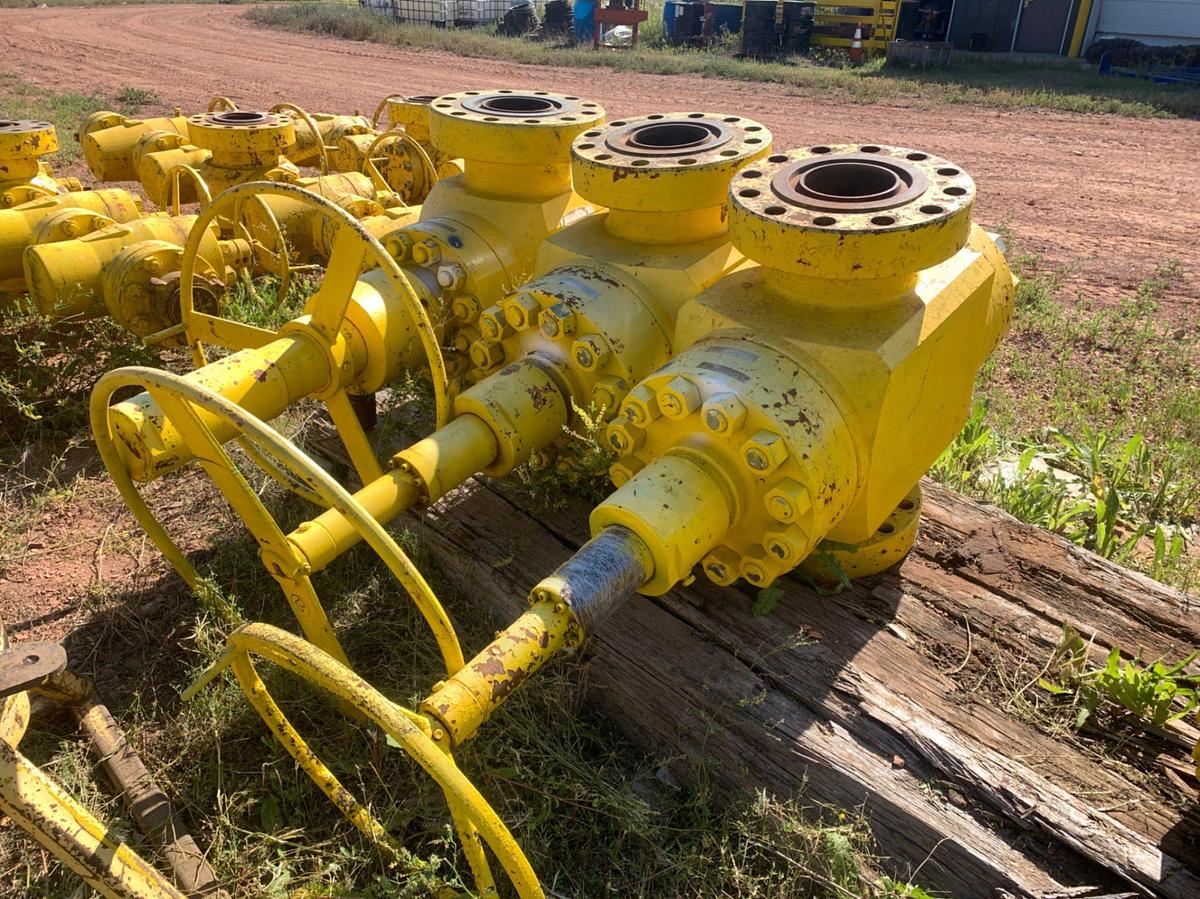 Used (3) 7-1/16 10k Manual Gate Valves