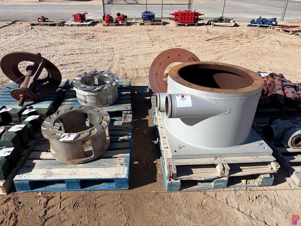 Used (5 PALLETS) CENT PUMP PARTS