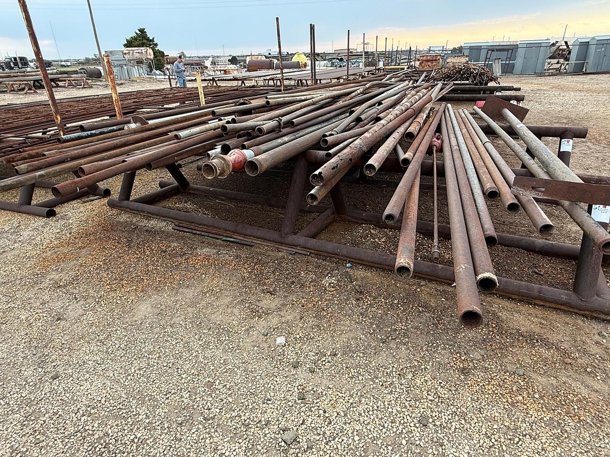 Used LOT OF VARIOUS SIZE & TYPE, SOME STRUCTUAL TUBING PIPE
